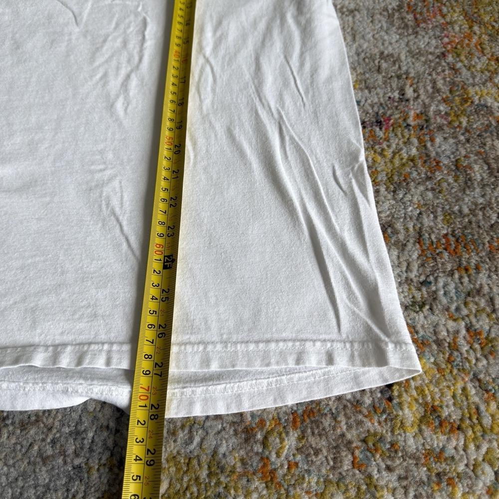 Vintage 90s They Couldn't Decide What to Wear Graphic T Shirt Mens L White Hanes - Picture 7 of 9